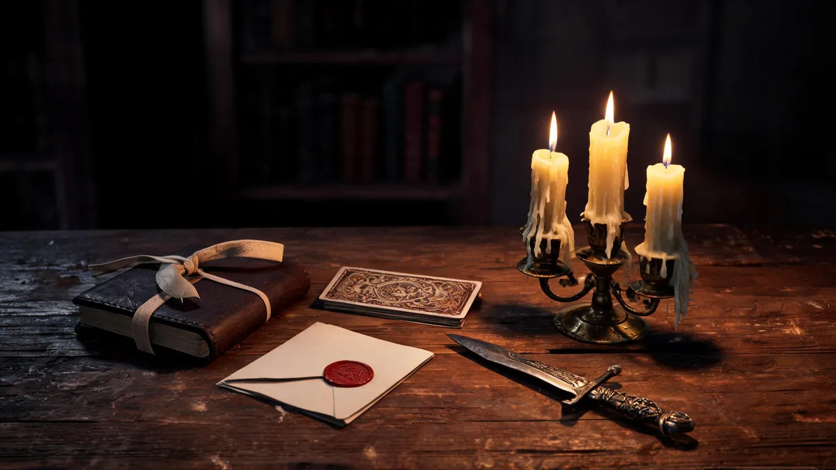 The origin of chuunibyou, the dramatic teen-fantasy phase named in 1999 and shown through a notebook of made-up magic symbols, an eyepatch, and a wooden wand prop