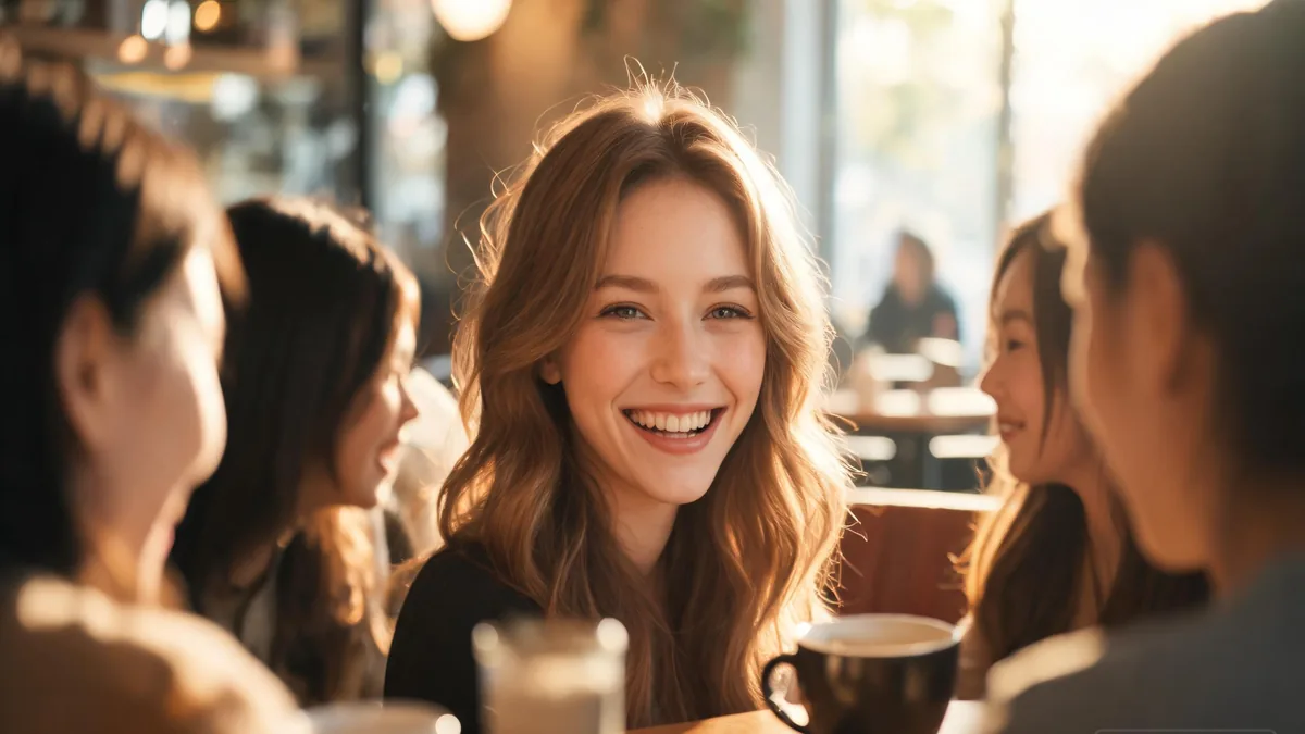 The defining harem traits, a warmly attentive companion comfortable being one of several connections in a friendly group setting