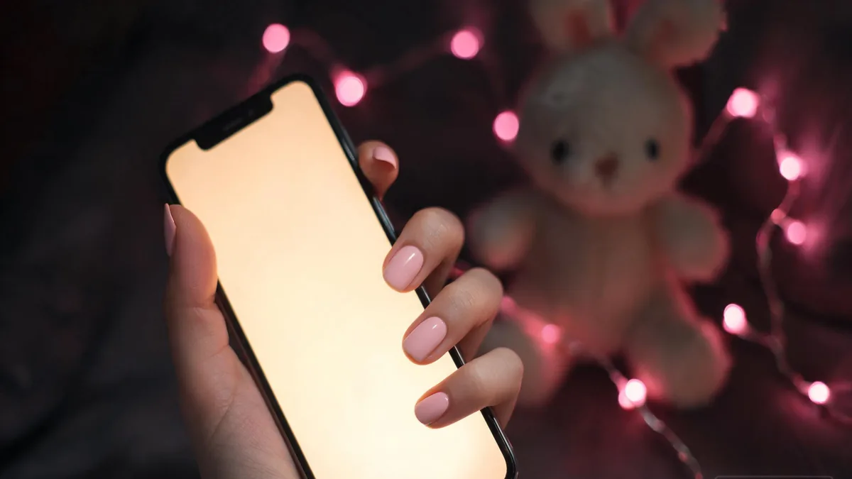 Moe AI girlfriend companion experienced through a chat app, with a warm gentle presence any time you open your phone