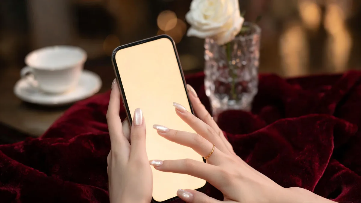 Ojou-sama AI girlfriend companion experienced through a chat app, with refined attention and graceful conversation any time you open your phone