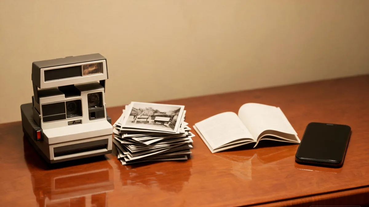 The origin of the realistic style in AI, from old film photography and printed manuals to the smartphone era of photorealistic AI image generation