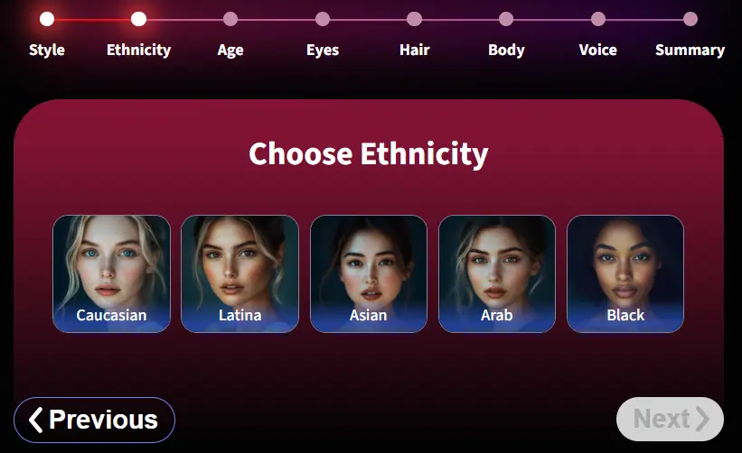 Create an ai girlfriend step