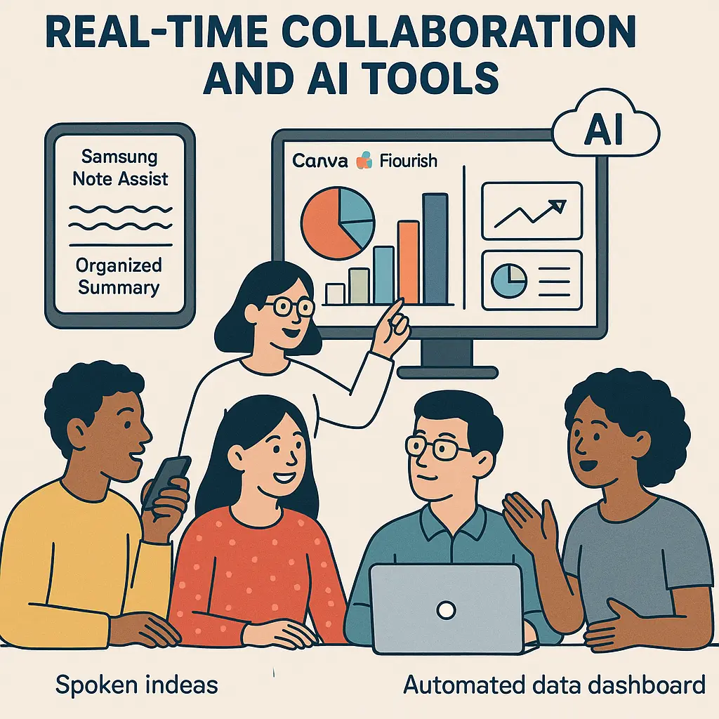 Real time collaboration and ai tools