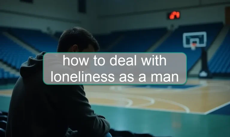 How to Deal with Loneliness as a Man
