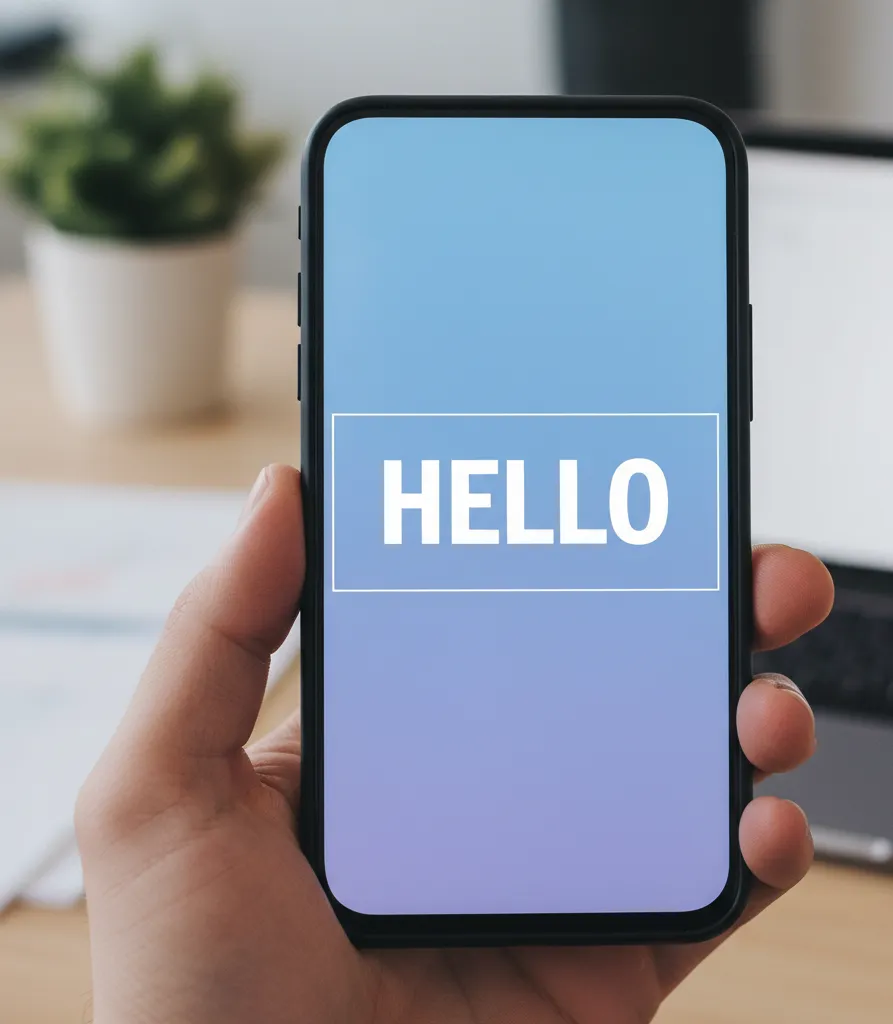 Crafting your first message