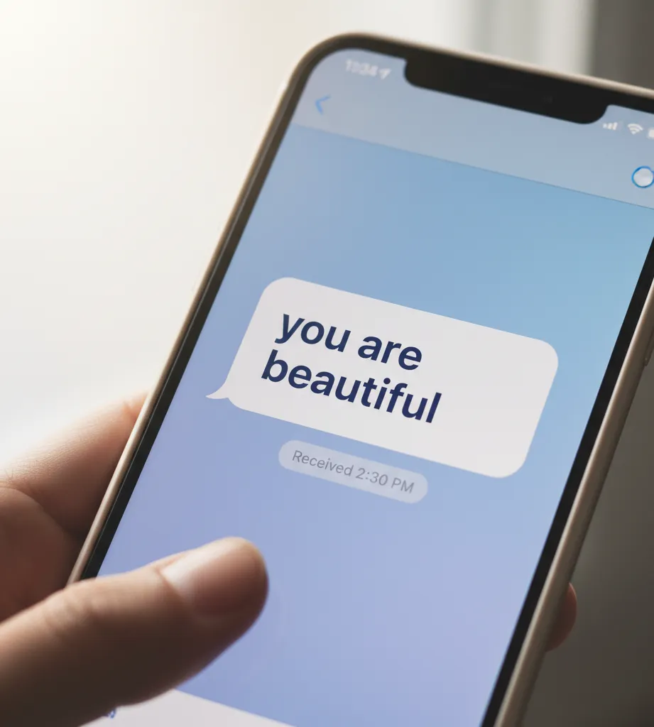 Flirting over text
