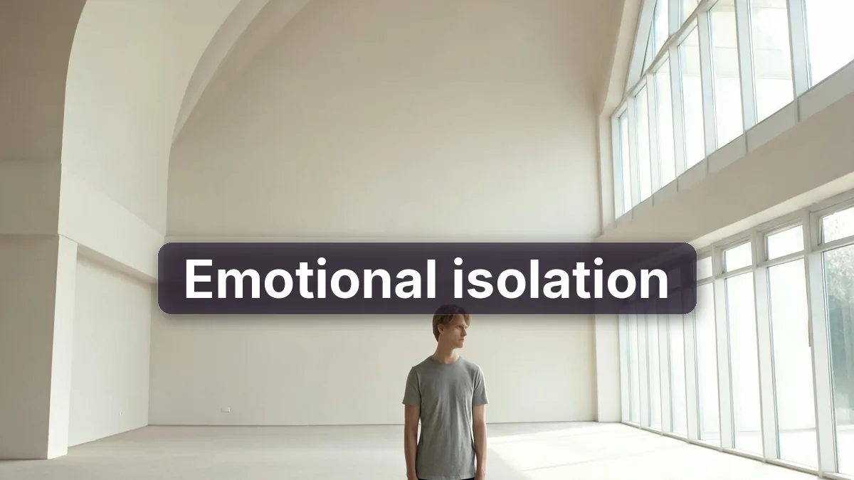 Emotional Isolation: What It Is, Why It Happens, and How to Overcome It