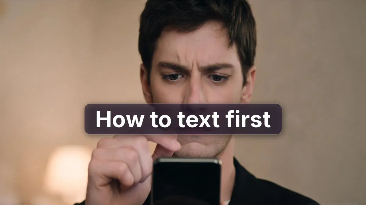 How to Text First: Confident, Flirty & Natural Conversation Tips