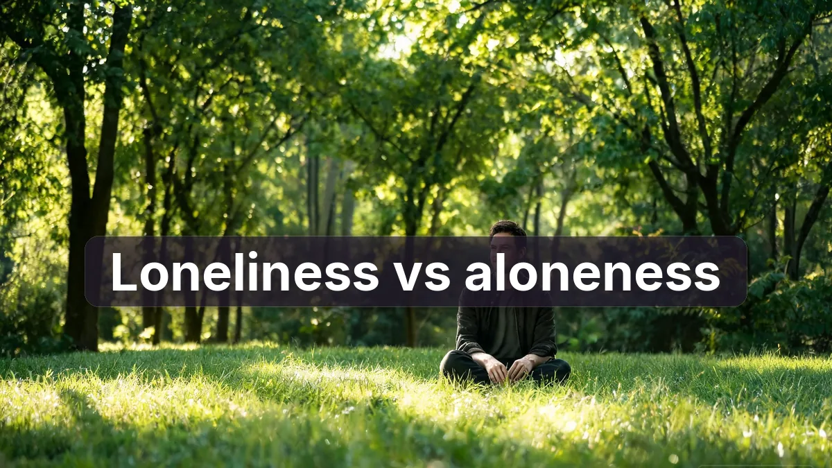 Loneliness vs Aloneness: Key Differences & Mental Health Impact