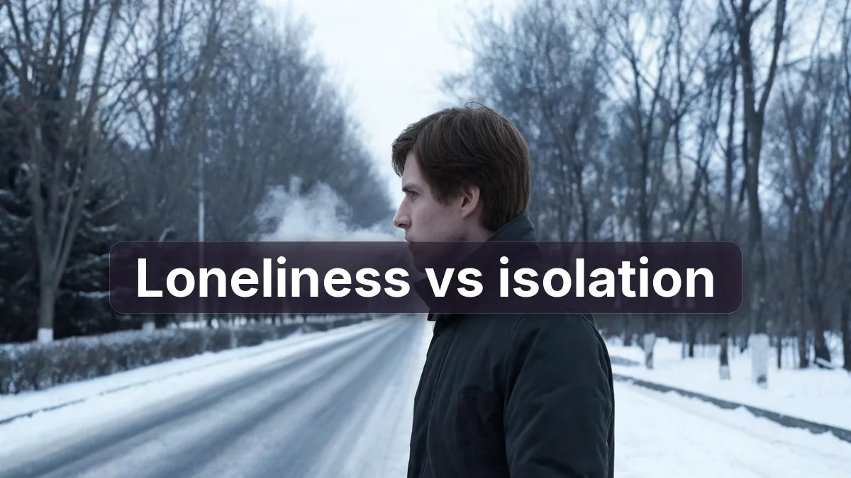 Loneliness vs Isolation: Key Differences, Causes, and Coping Strategies