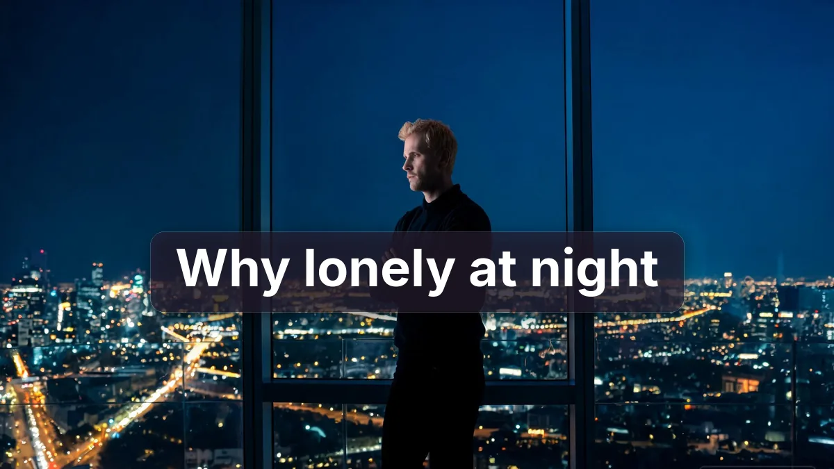 Why Do I Feel So Lonely at Night? Understanding the Reasons and Finding Comfort